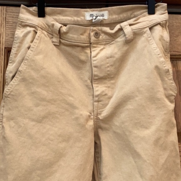Madewell light mustard colored crop pants. Women’s size 28 - Picture 15 of 16